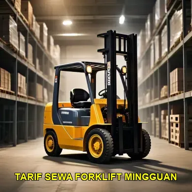 tarif sewa forklift mingguan